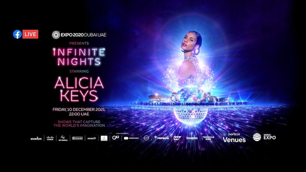 Infinite Nights- Alicia Keys Live at Expo 2020 Dubai - Live in VR