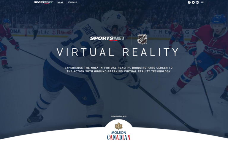 BREAKING NEWS – Hockey is coming live to VR!