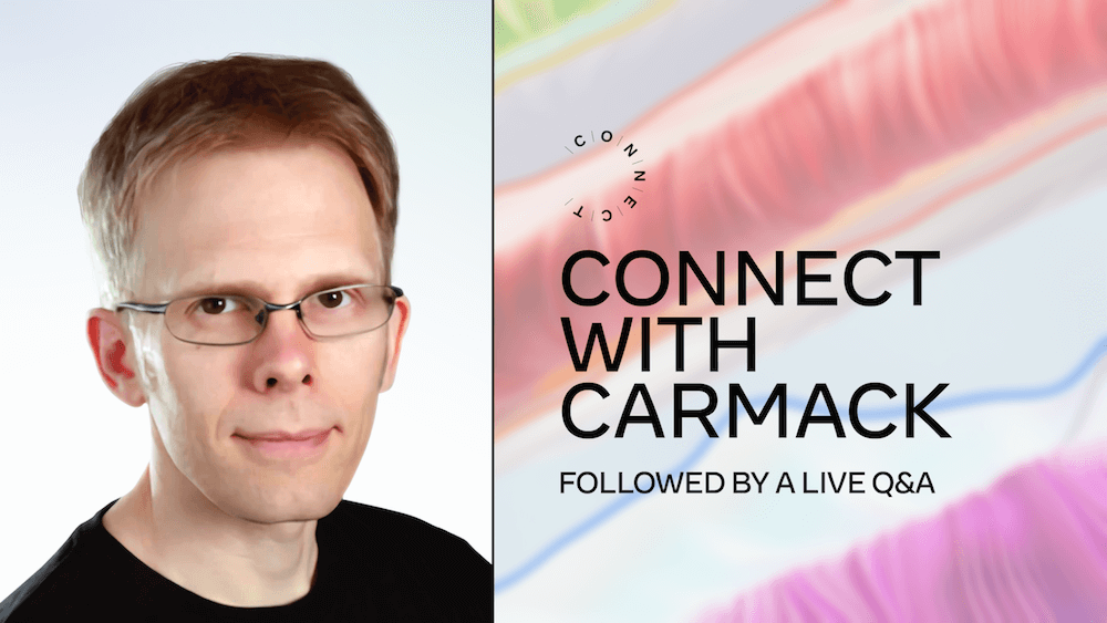Connect with Carmack - Live in VR