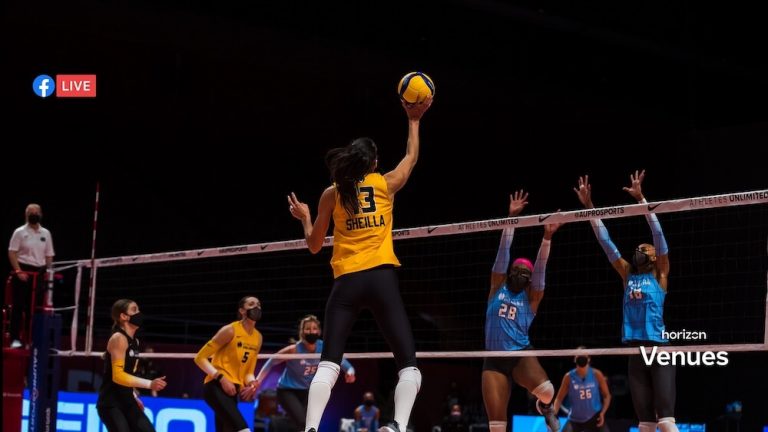 Athletes Unlimited Volleyball – Team Blue vs Team Orange – Live in VR